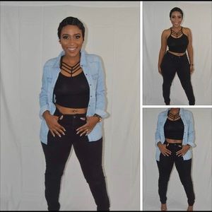 Black Curvy Skinny Jeans